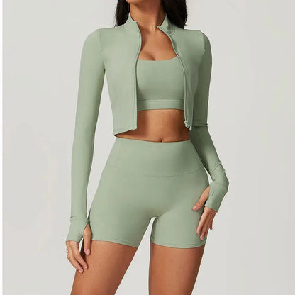 3PCS Yoga Set Women Workout Sets Sportswear Reseller