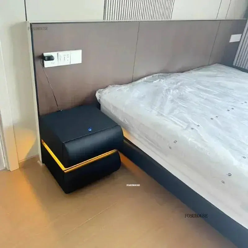 Smart Bedside Table Creative Bedroom Three Drawer Reseller