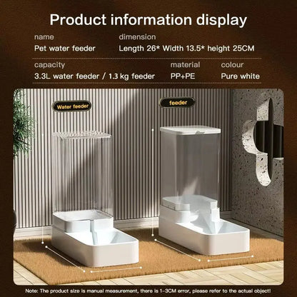 Automatic Cat Feeder & Water Dispenser  Food Storage Reseller
