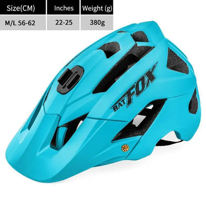 BATFOX Bike Helmet Overall Molded Mountain Road Helmet Ultralight Men Bicycle Cycling Equipment DH AM Casco Ciclismo Bicicleta