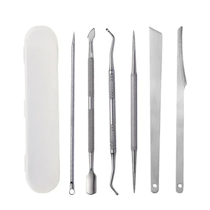Foot Care Kit Callus Remover File Dead Skin Shaver Cuticle Pusher Pedicure Tools for Hard Tough Skin Beauty Health