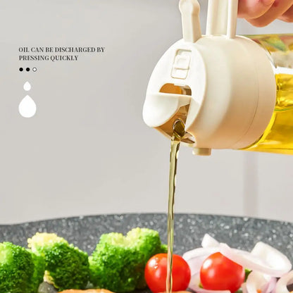 500/600ml Oil Spray Bottle Kitchen Cooking Olive Oil Dispenser For Kitchen BBQ Camping Olive Oil Diffuser Cooking