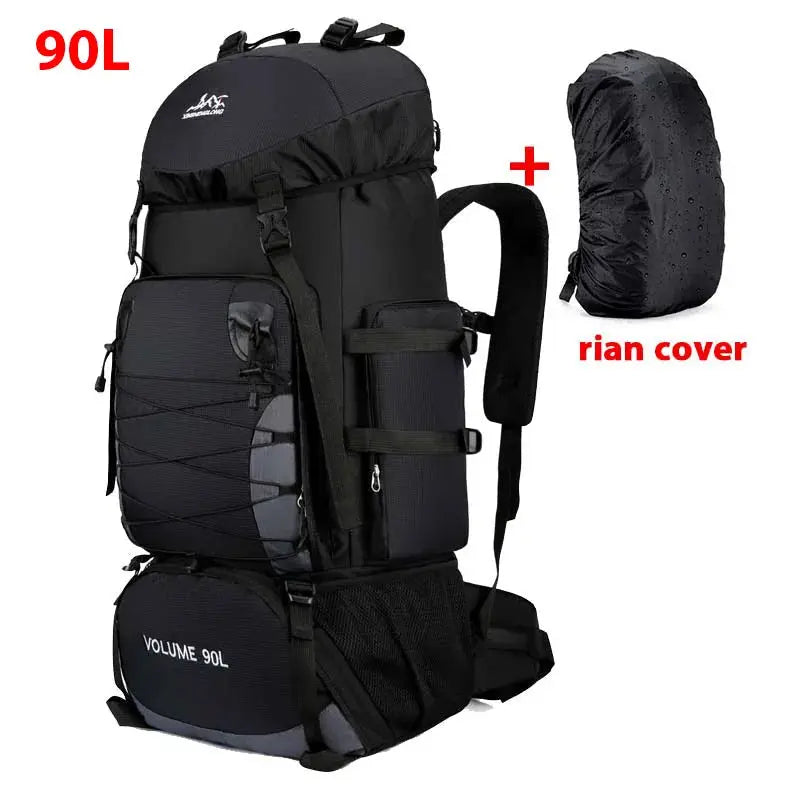 Large 90L Travel Bag Camping Backpack Hiking Army Reseller