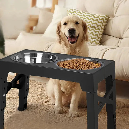 BOOTEELY Elevated Dog Feeder Bowls Adjustable Reseller