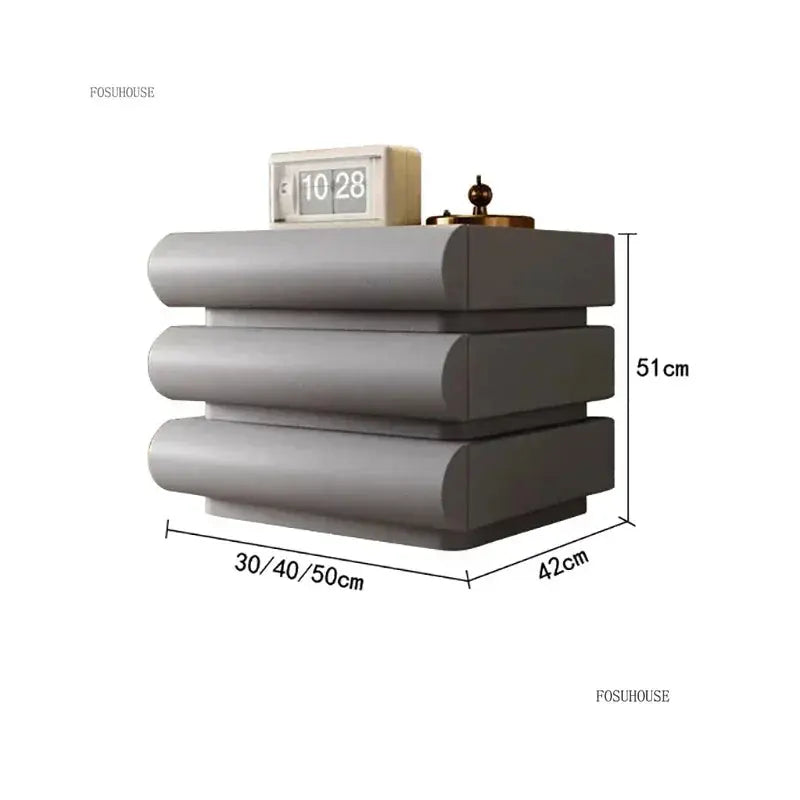Smart Bedside Table Creative Bedroom Three Drawer Reseller