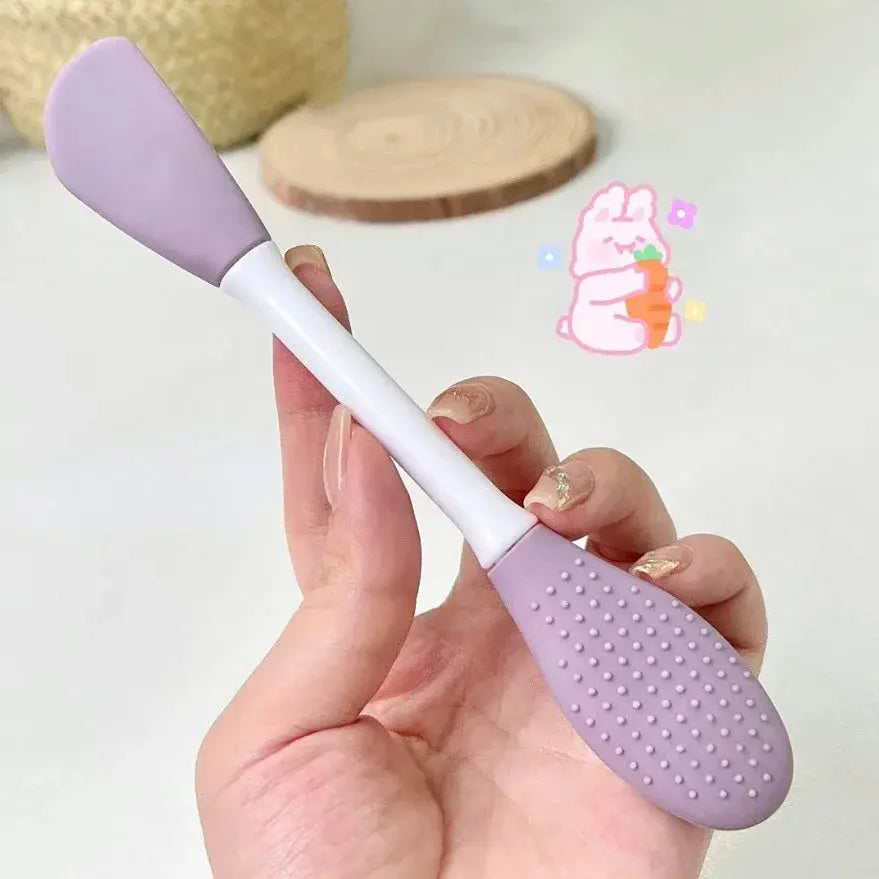 Double Head Silicone Facial Mask Brush Facial Reseller