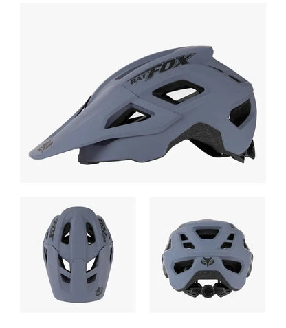 BATFOX Bike Helmet Overall Molded Mountain Road Helmet Ultralight Men Bicycle Cycling Equipment DH AM Casco Ciclismo Bicicleta