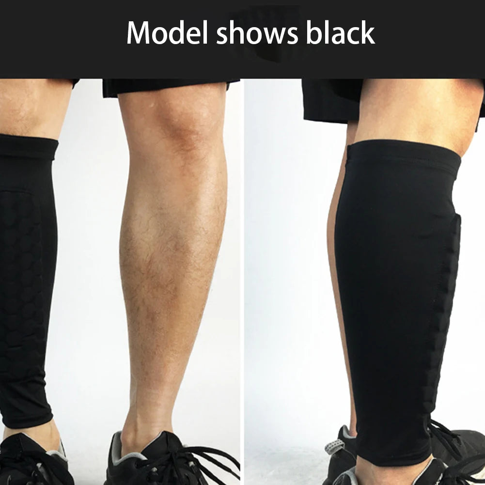 1/2Pcs Sports Soccer Shin Guard Pad For Kids Sleeve Sock Leg Support Football Compression Calf Sleeve Shinguard For Adult Teens