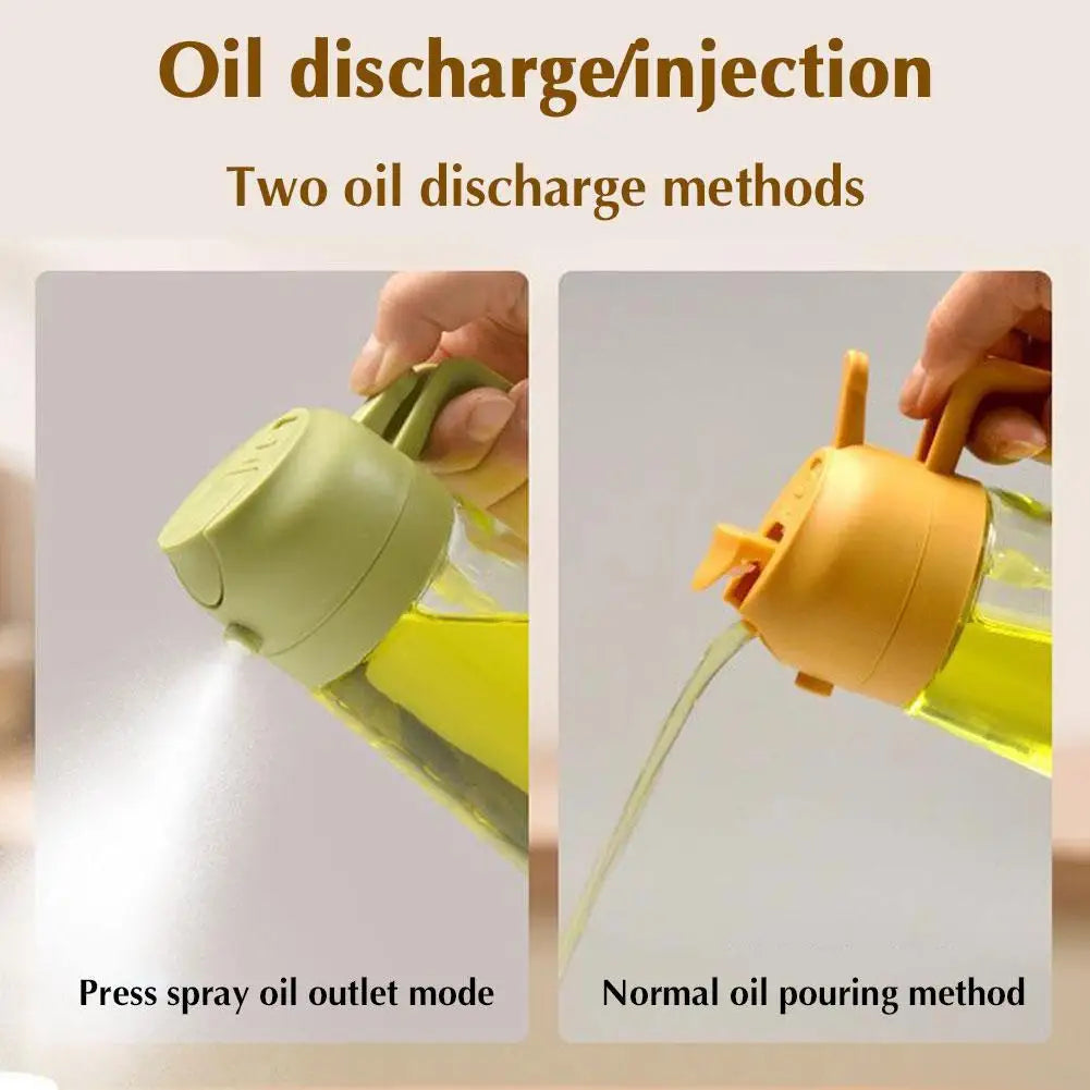 500/600ml Oil Spray Bottle Kitchen Cooking Olive Oil Dispenser For Kitchen BBQ Camping Olive Oil Diffuser Cooking