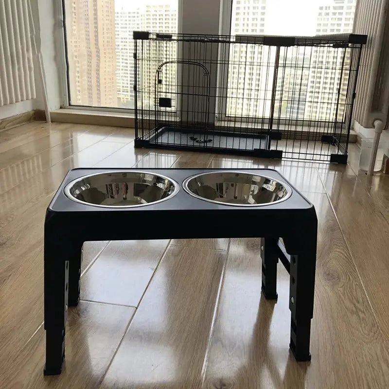 BOOTEELY Elevated Dog Feeder Bowls Adjustable Reseller