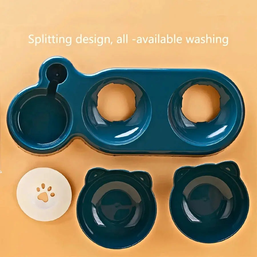 Pet Bowls With Water Feeder, 3 In 1 Ear Design Reseller