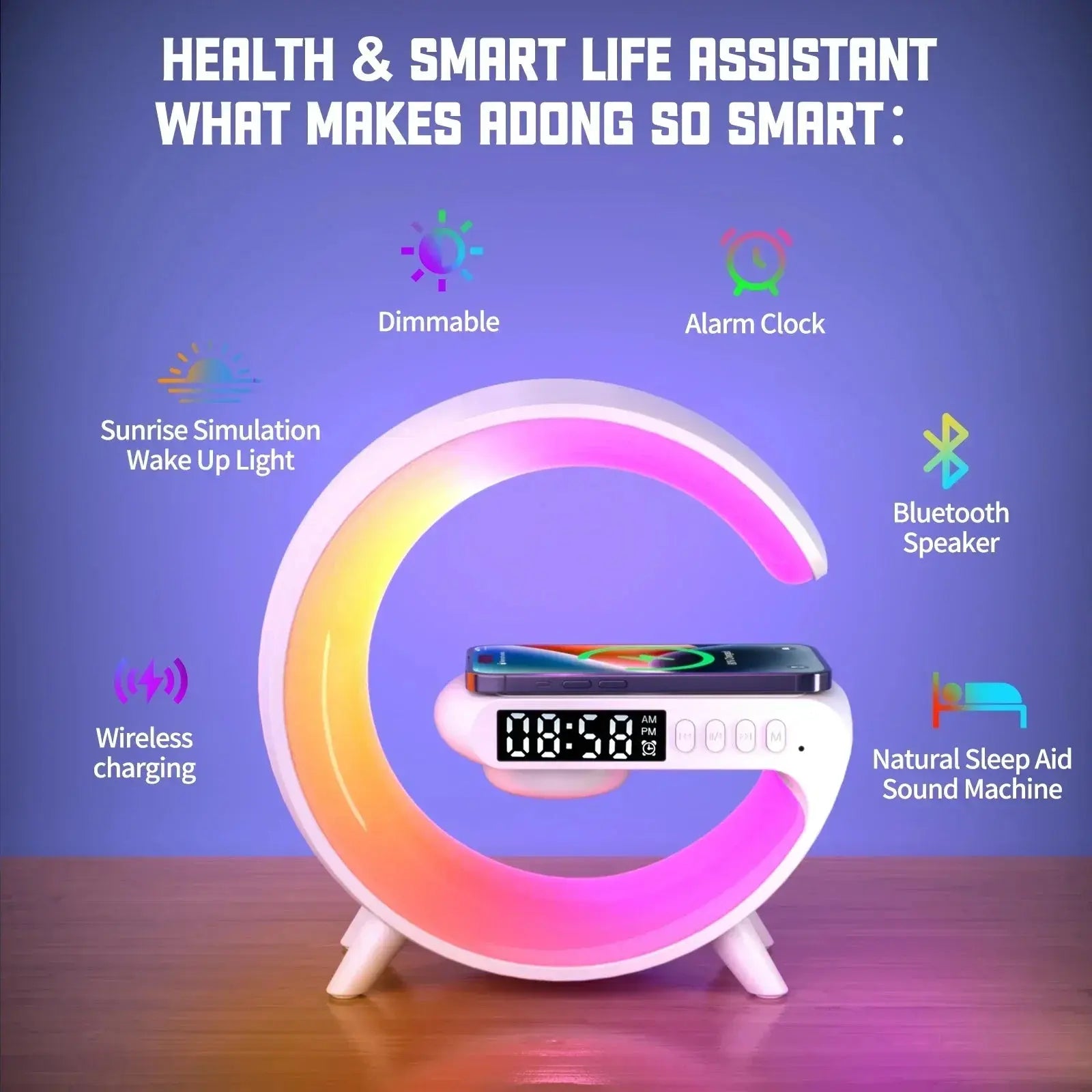 Multifunction Wireless Charger Stand Pad RGB Reseller