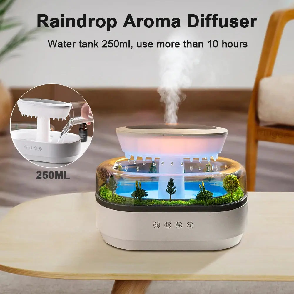 Aroma Humidifier Raindrop Air Humidifier Colorful Reseller