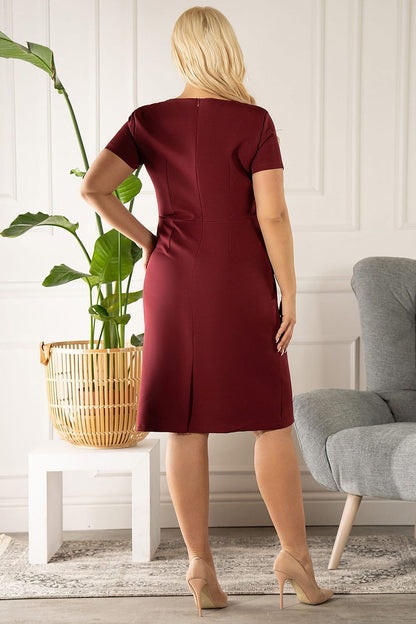  Plus size dress model 175230 Karko 