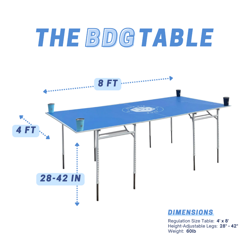 BDG Portable Beer Die Table Reseller